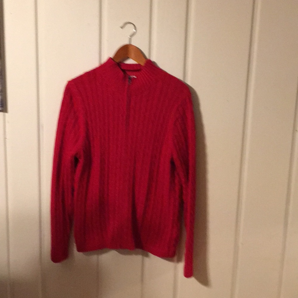 Ladie’s Mixed cable sweater, Zip-Front Cardigan